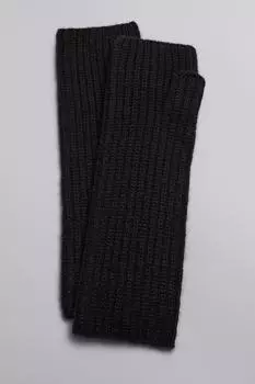 Варежки без пальцев из смесового кашемира & Other Stories, черный