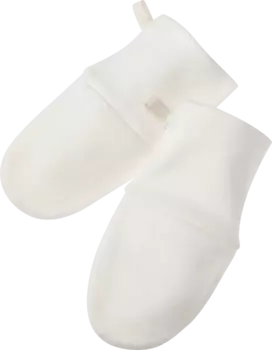 Варежки-царапины белые 1 шт. ALANA