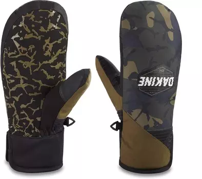 Варежки Crossfire - мужские DAKINE, зеленый