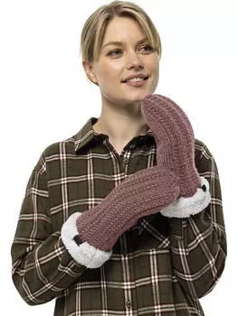 Варежки Jack Wolfskin Highloft, розовый