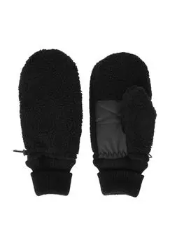 Варежки Mamay в стиле мягкого тедди SOS, черный