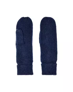 Варежки ONLY вязаные, синий