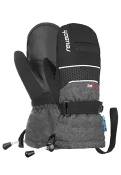 Варежки Reusch "Connor R-TEX XT Junior Mitten", простого дизайна, серый