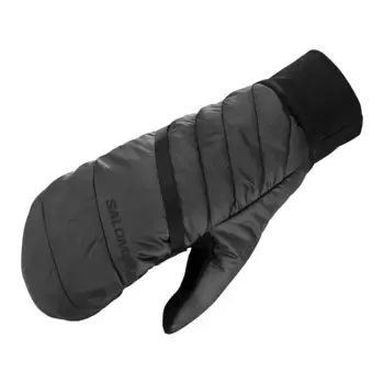 Варежки Salomon унисекс Mtn Overmitten, черный