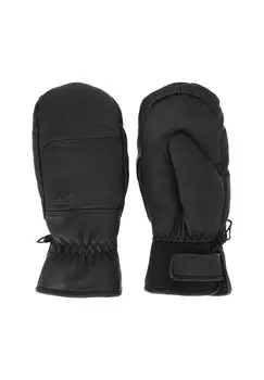 Варежки Stoneham из натуральной кожи SOS, черный