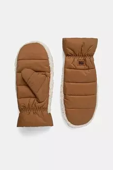 Варежки W AW Fluff Mitten Ugg, коричневый
