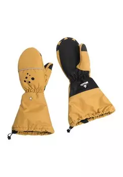 Варежки WeeDo, золотисто-коричневые
