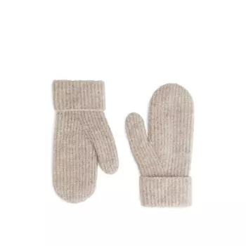 Варежки женские Arket, бежевый