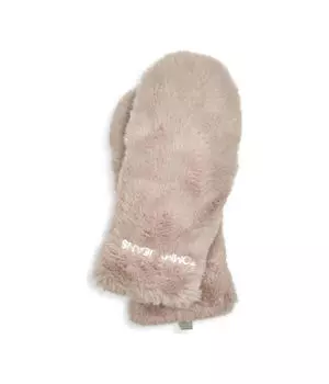 Варежки женские Tommy Jeans из искусственного меха, бежевый