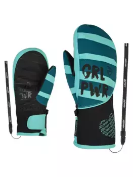 Варежки Ziener "LIWANI AS(R) PR MITEN Girls", бирюзовый