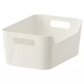 VARIERA ВАРЬЕРА Контейнер, белый, 24x17 см IKEA