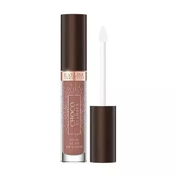 Variete choco glamour виниловый блеск для губ жидкая жидкая помада Eveline, цвет 01