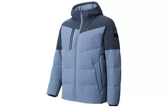Variety Training Collection Пуховик мужской Whale Fin Blue/Wall Grey Anta, синий