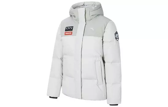 Variety Training Collection Пуховик женский Grass Winter Серый/Сосновый Серо-зеленый Anta