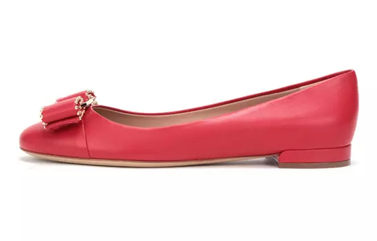 Varina Женская повседневная обувь Женские низкие красные Ferragamo