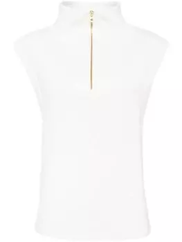 Varley майка Magnolia с застежкой-молнией на половину длины, серый