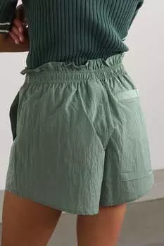 VARLEY жатые шорты Tulair, зеленый