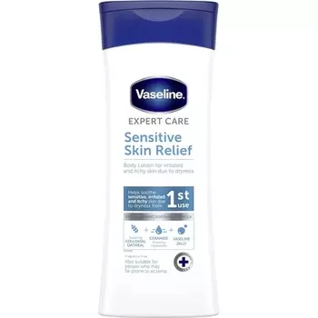 Vaseline Expert Care Sensitive Skin Relief, дерматологически протестированный увлажняющий лосьон для тела, 400 мл