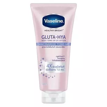 Vaseline Healthy Bright Gluta Hya УФ-лосьон для тела с ниацинамидом, тонизирующий 300 мл, Pink