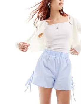 Васильковые боксеры с завязками по бокам ASOS DESIGN