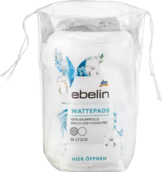 Ватные диски 30 шт. ebelin