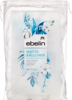 Ватные шарики 100 шт. ebelin