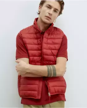 Ватный жилет Sfera, красный