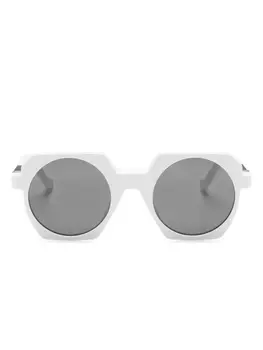VAVA Eyewear солнцезащитные очки в геометричной оправе, белый