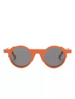 VAVA Eyewear солнцезащитные очки в круглой оправе, оранжевый