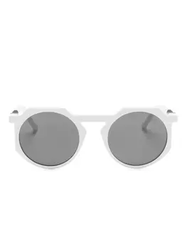 VAVA Eyewear солнцезащитные очки в круглой оправе, белый
