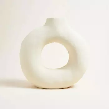 Ваза Chiado Donut, светло-бежевый
