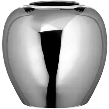 Ваза декоративная из финки «LOSONE», (1 шт.), настольная ваза из металла, никелированная, высота 25 см х 25 см Fink, цвет silberfarben