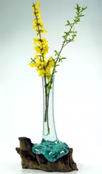 Ваза Guru-Shop, коричневый