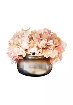 Ваза Hadrien античное серебро Loberon