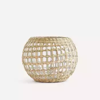 Ваза из стекла и волокна El Corte Ingls, естественный