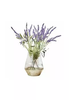 Ваза Nero золото/прозрачная Loberon