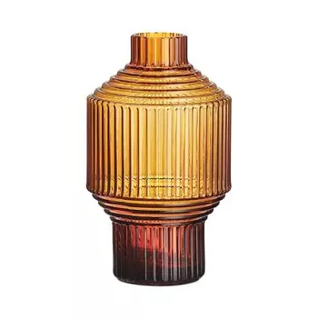 Ваза-павильон Коста Бода, маленькая Kosta Boda, оранжевый