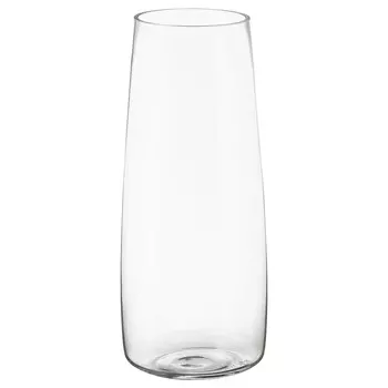 Ваза, прозрачное стекло, 45 см, BERKNA IKEA