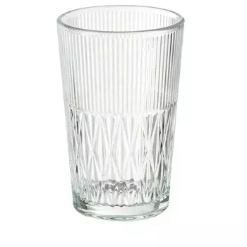 Ваза, прозрачное стекло/с рисунком, 17 см, SMLLSPIREA IKEA