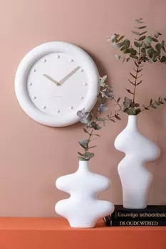 Ваза с органическими изгибами Present Time, белый