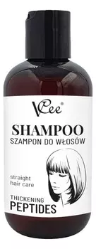 VCee, Шампунь для густоты с пептидами для прямых волос, 200 мл