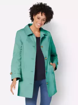 Вдохновение Длинная куртка без капюшона Inspirationen, цвет Salbei