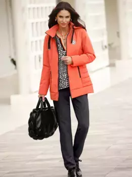 Вдохновение длинная куртка с капюшоном Inspirationen, цвет Orange