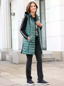 Вдохновение длинный жилет Inspirationen, цвет Jade