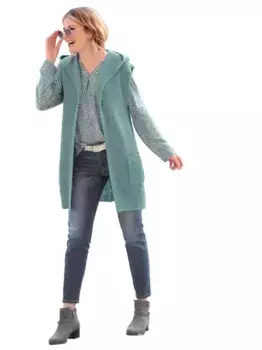 Вдохновение длинный жилет Inspirationen, цвет Salbei