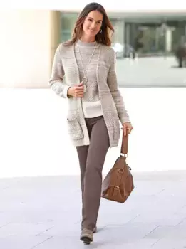 Вдохновение кардиган Inspirationen, бежевый