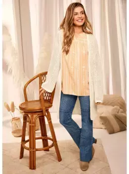 Вдохновение кардиган Inspirationen, цвет Ecru