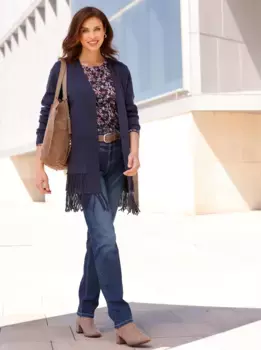 Вдохновение кардиган Inspirationen, цвет морской волны