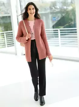 Вдохновение кардиган Inspirationen, цвет Rosenholz-Meliert