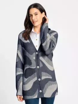 Вдохновение кардиган Inspirationen, голубой